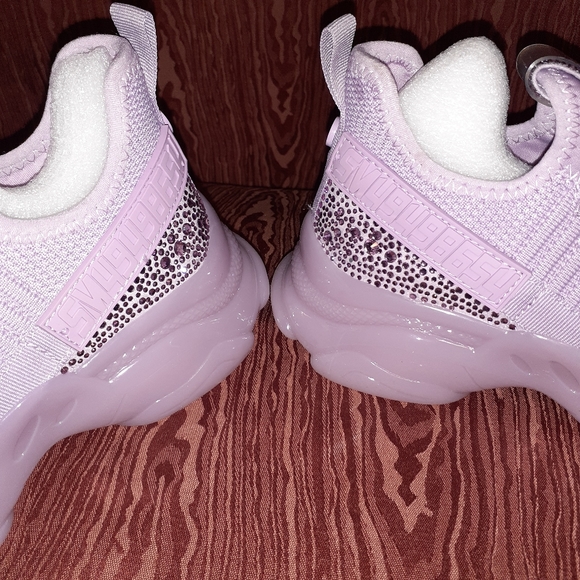 STEVE MADDEN MAXIMA RHINESTONES AND GLITTER LIGHT PURPLE WOMEN'S SIZE 8.5 NEW - Picture 8 of 13